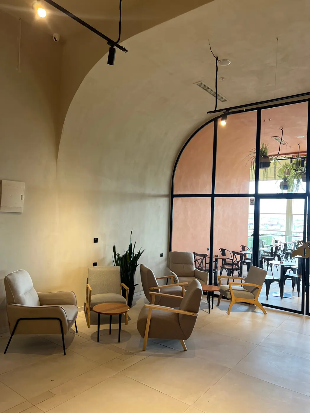 Arched interior at Tai Sweets Prishtina Mall